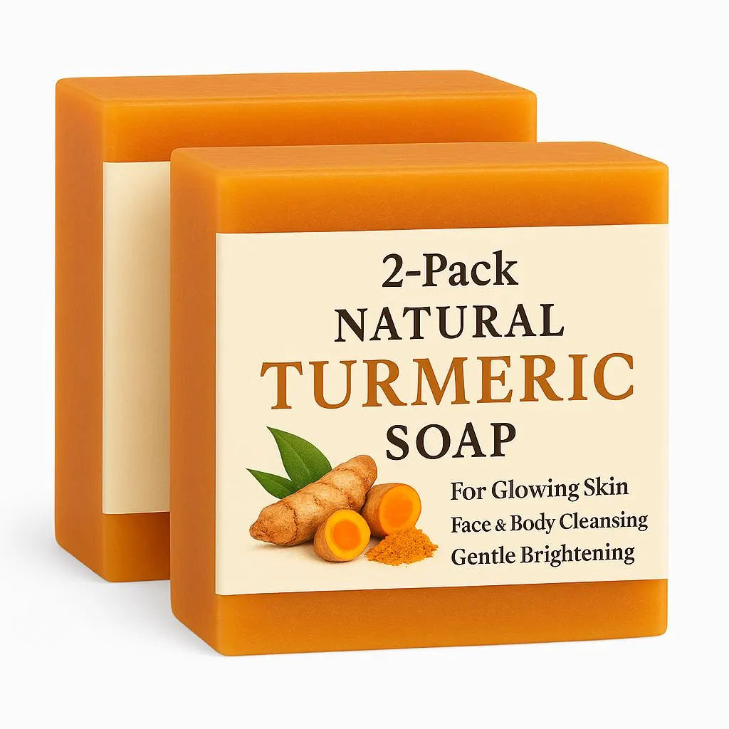 6pcs Natural Turmeric Soap Bars